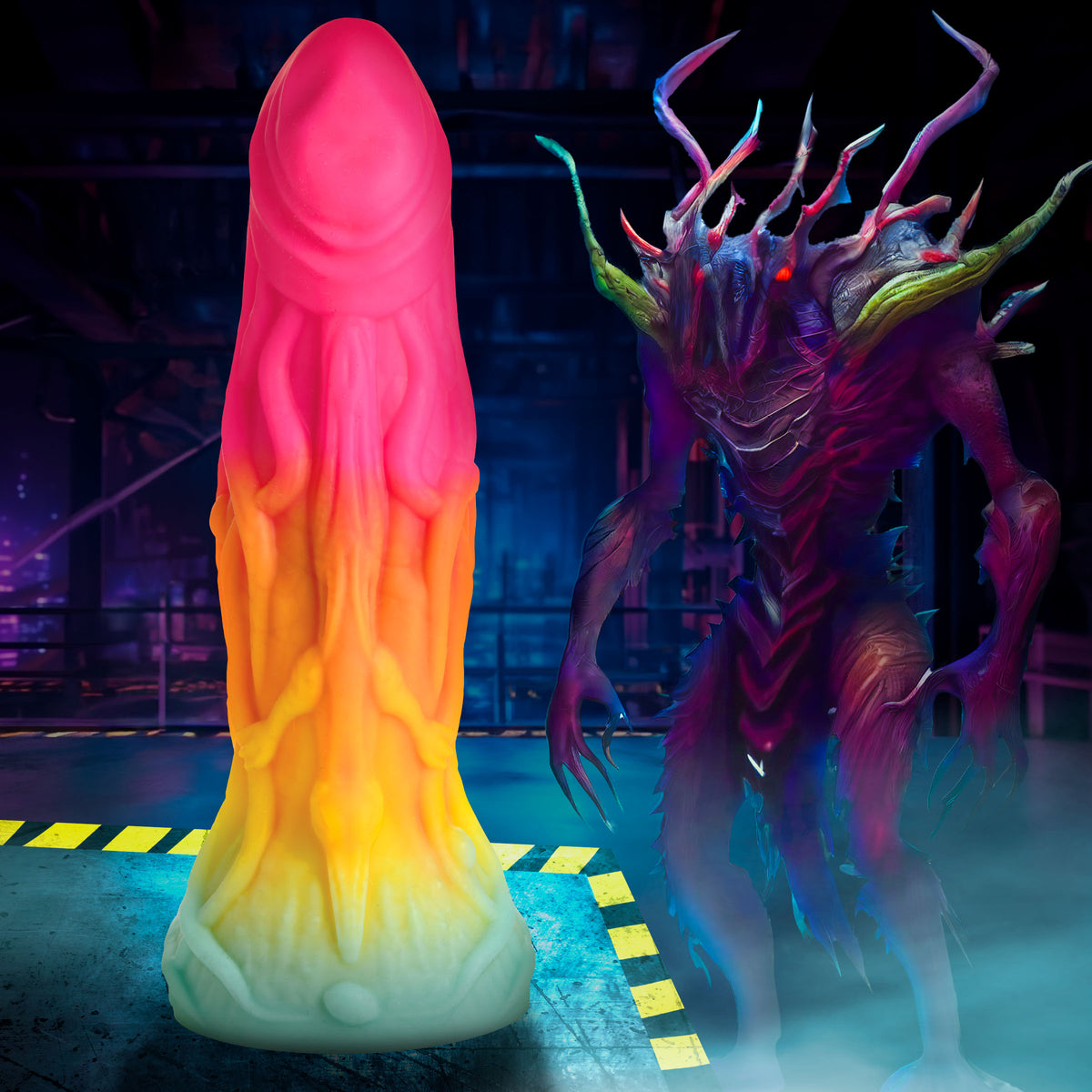 Shape Shifter Alien Silicone Dildo, Silicone