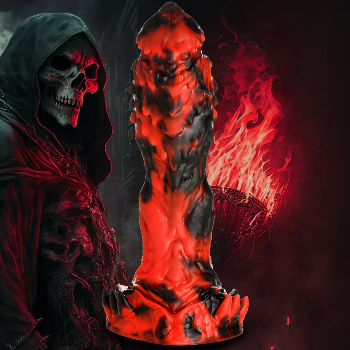 Reaper Silicone Dildo, Silicone