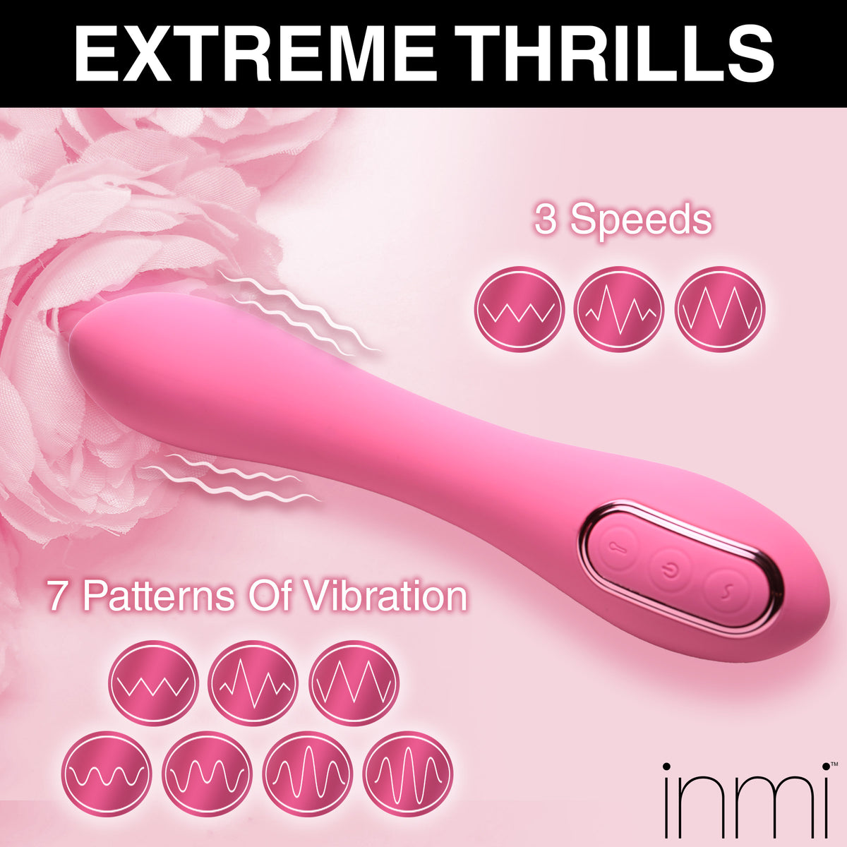 Extreme-G Inflating G-spot Silicone Vibrator, Silicone (view 6)