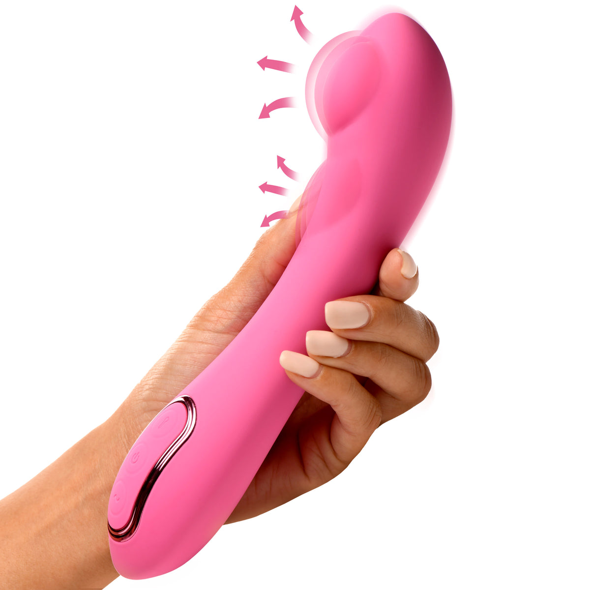 Extreme-G Inflating G-spot Silicone Vibrator, Silicone
