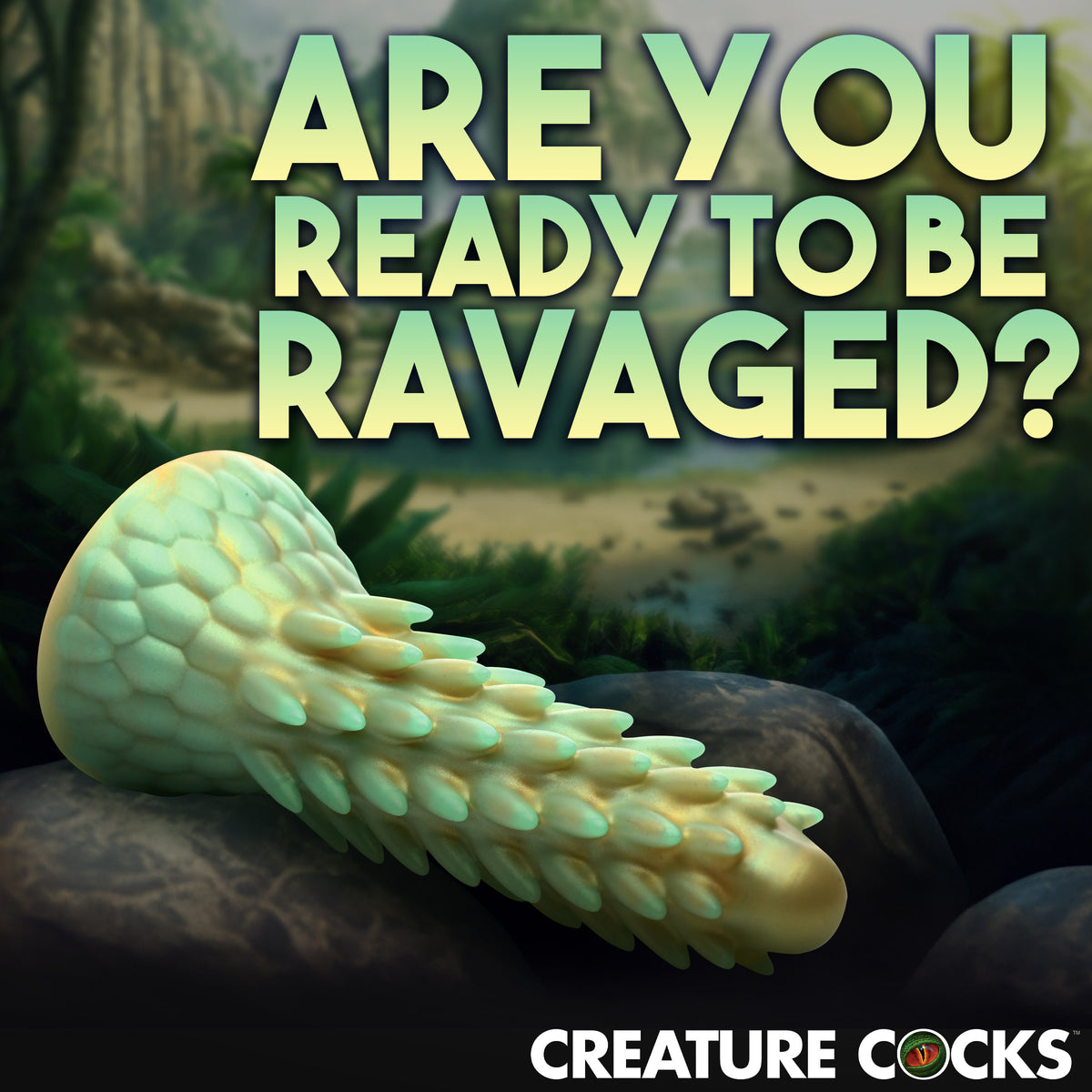 Stegosaurus Spiky Reptile Silicone Dildo, Silicone (view 3)