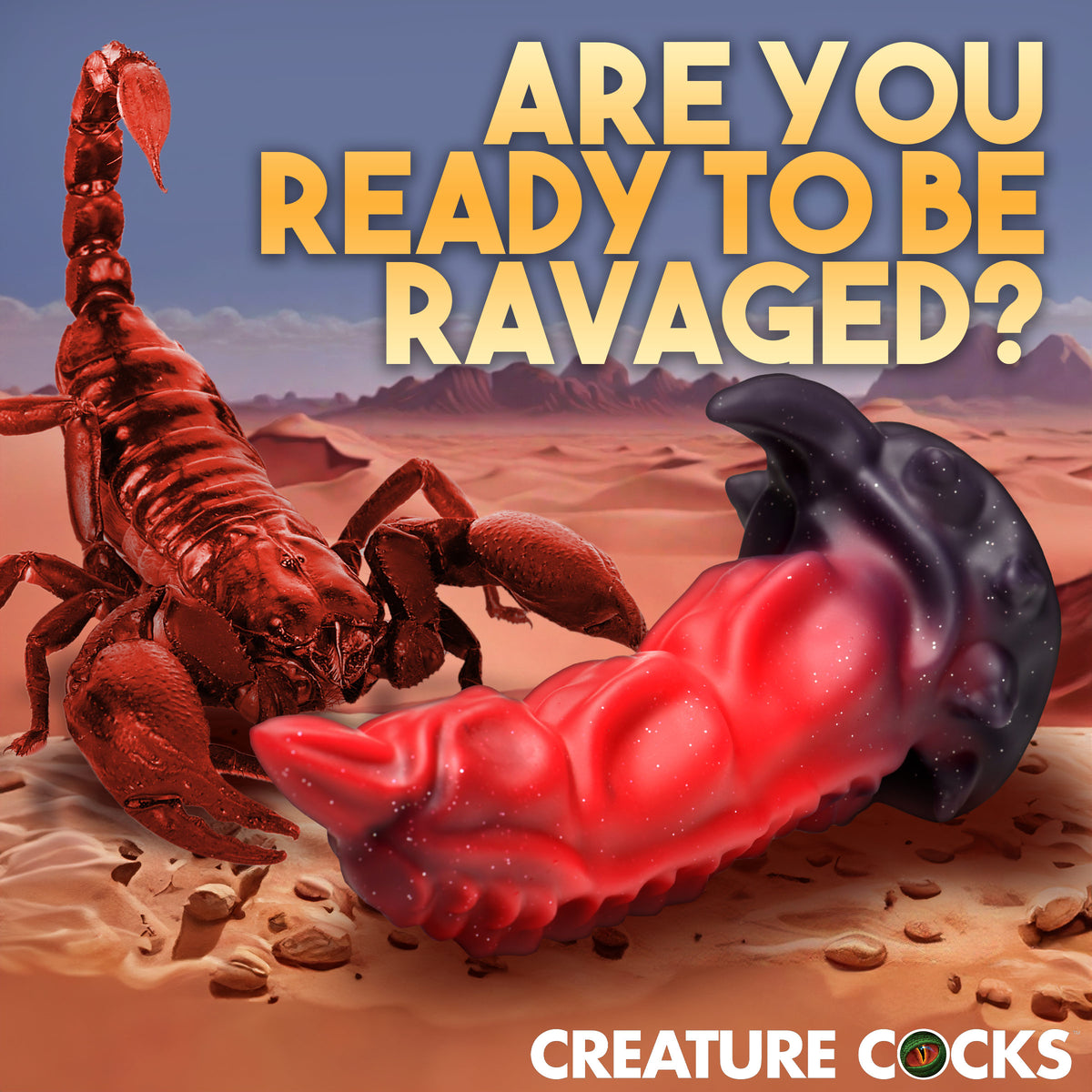 King Scorpion Silicone Dildo, Silicone (view 3)