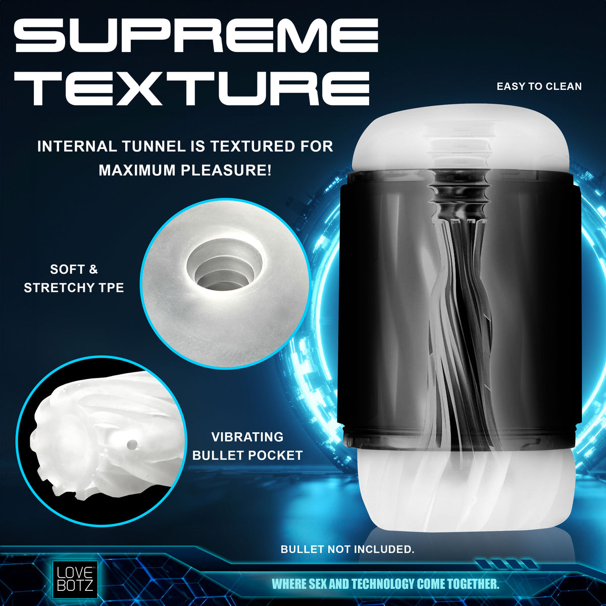 The Milker Mega-Pod Sucking Masturbator, TPE (view 3)
