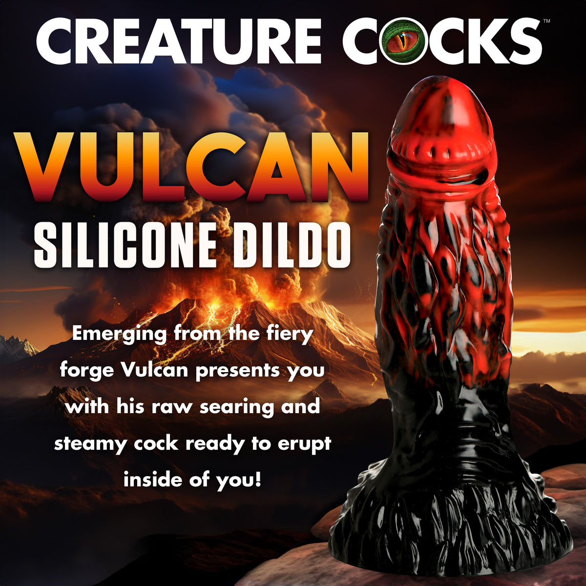 Vulcan Silicone Dildo, Silicone (view 2)