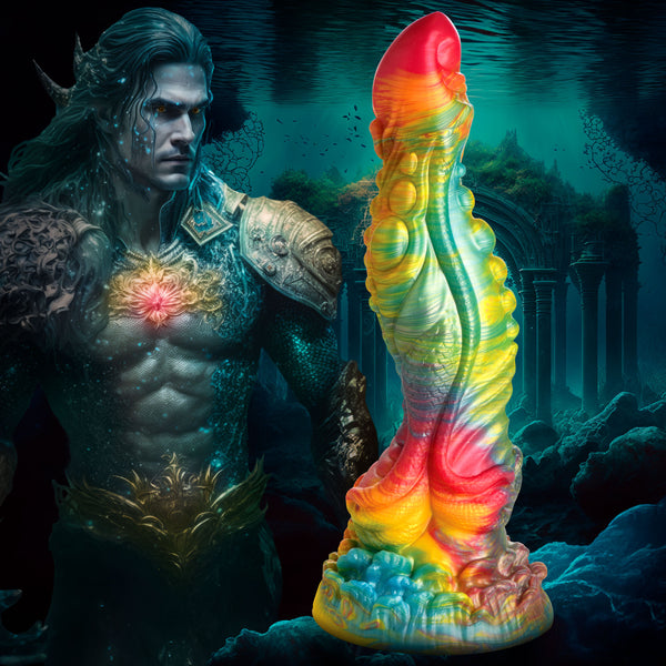 Majestic Merman Silicone Dildo, Silicone