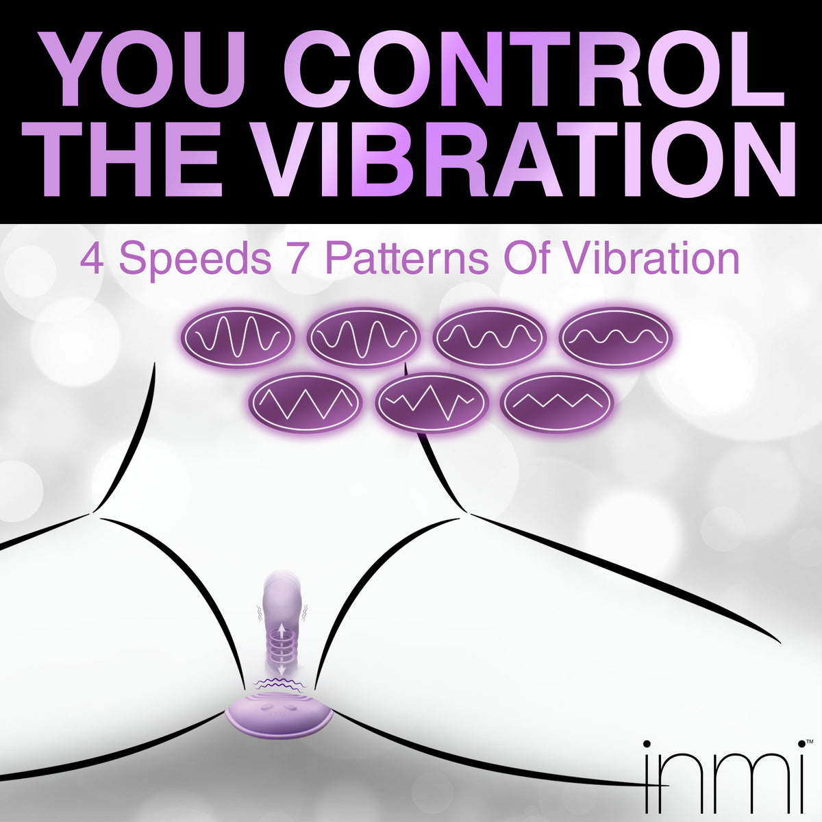 Thrust n' Grind Thrusting and Vibrating Silicone Sex Grinder – vibrator, Silicone (view 6)