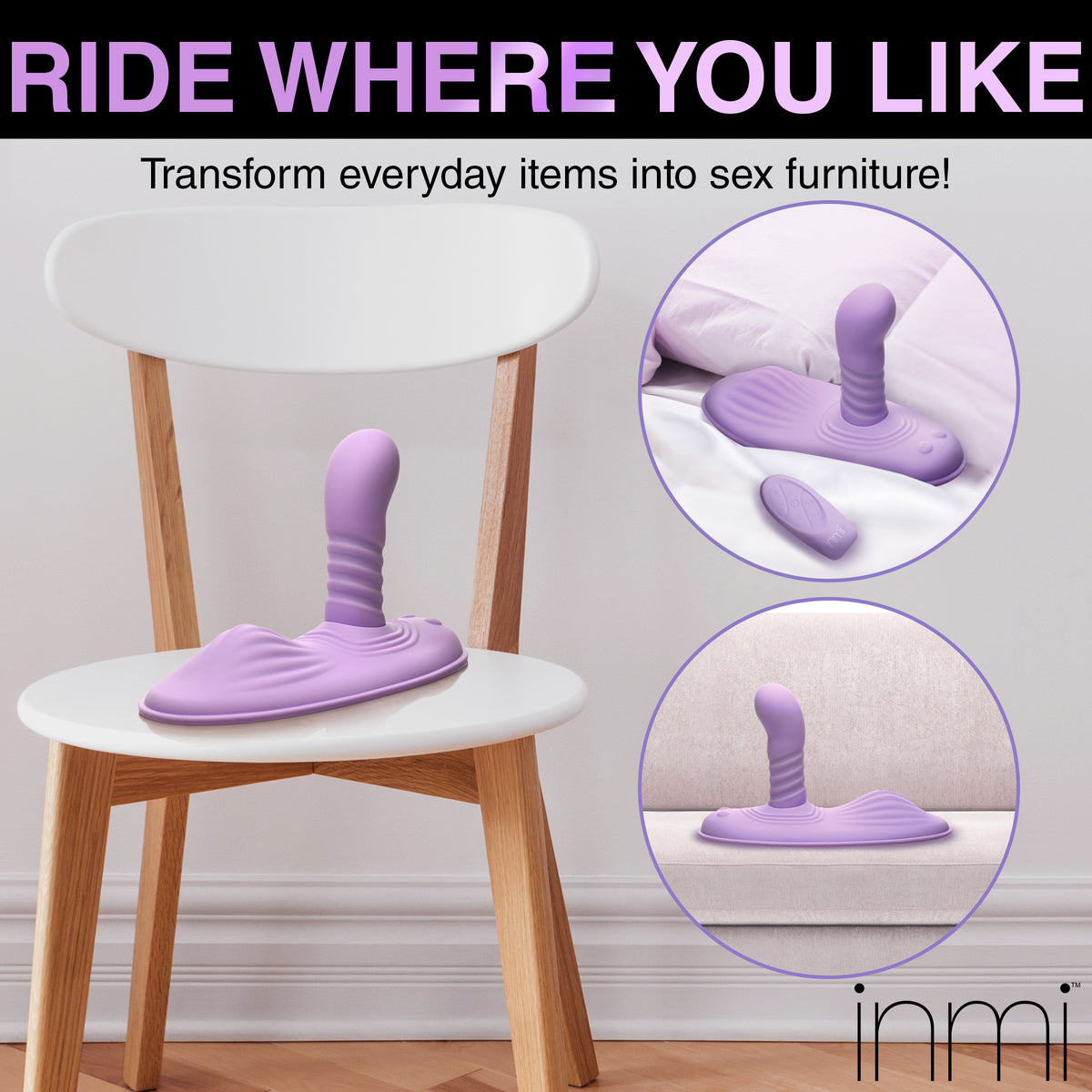 Thrust n' Grind Thrusting and Vibrating Silicone Sex Grinder – vibrator, Silicone (view 4)