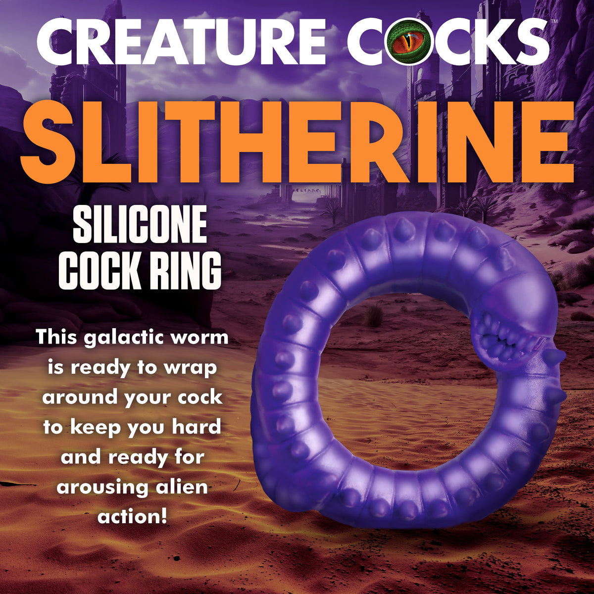 Slitherine Silicone Cock Ring, Silicone (view 2)