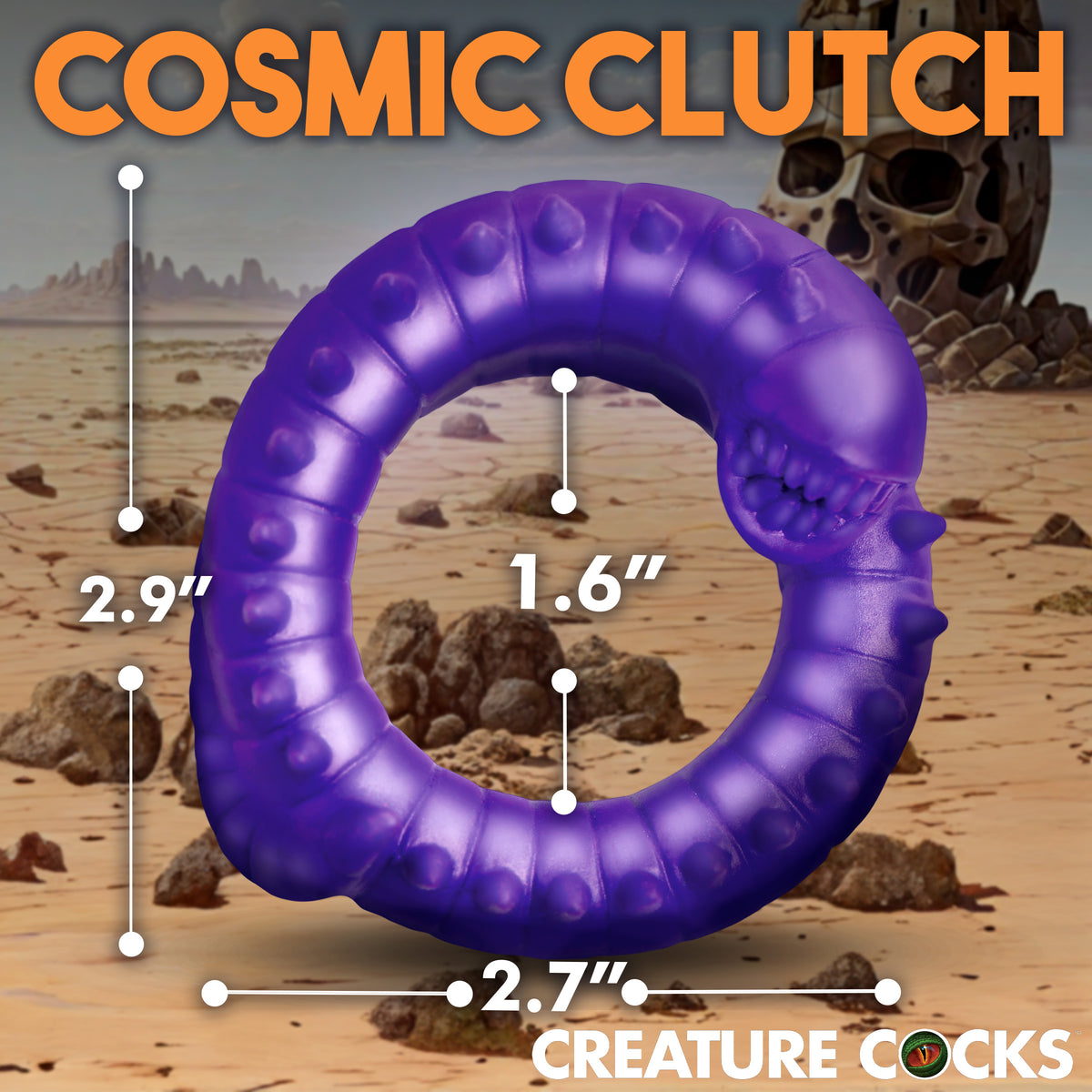 Slitherine Silicone Cock Ring, Silicone (view 4)
