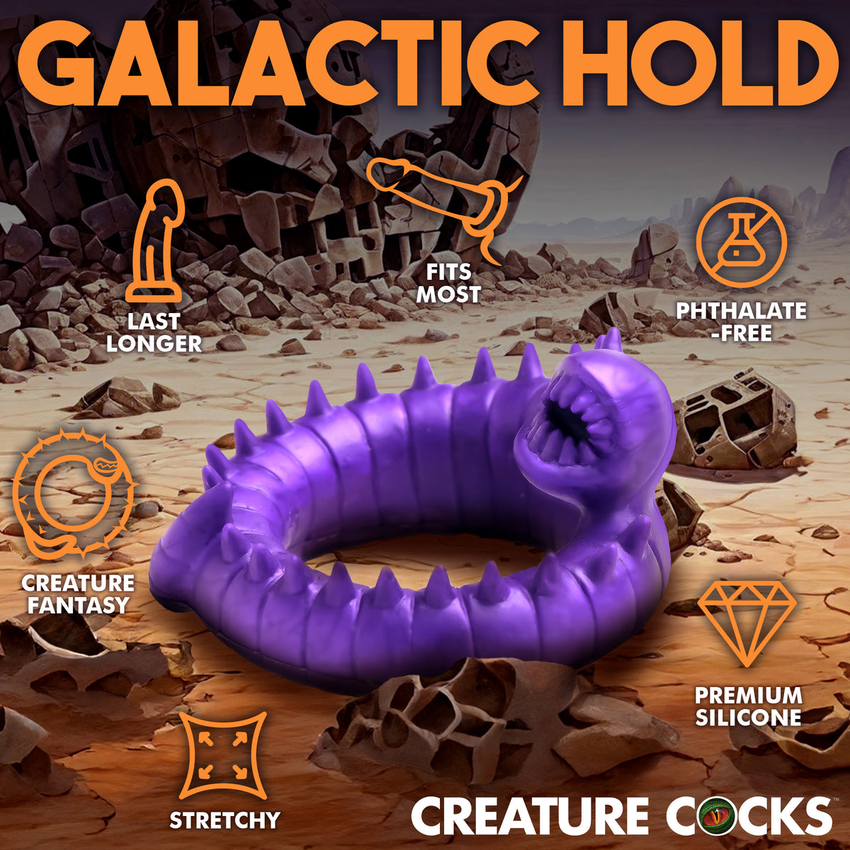 Slitherine Silicone Cock Ring, Silicone (view 5)
