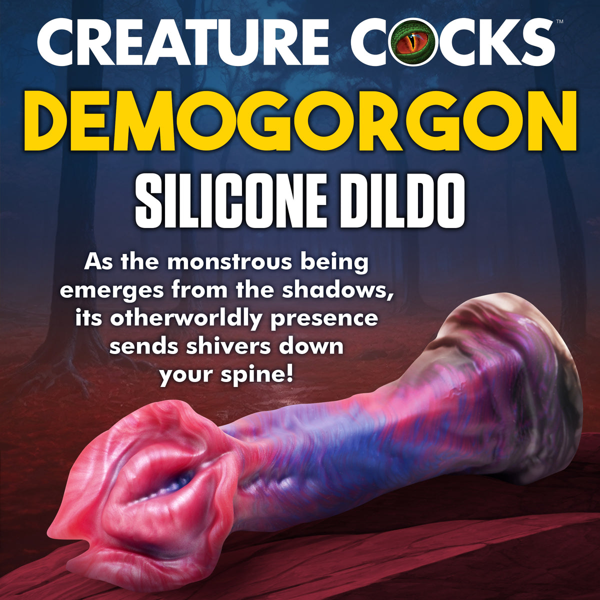 Demogorgon Silicone Dildo, Silicone (view 2)
