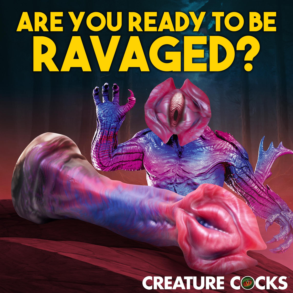 Demogorgon Silicone Dildo, Silicone (view 3)