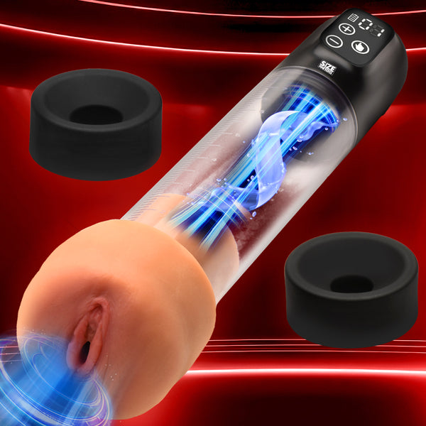 Sucking Penis Pump with Attachments – penis pump and enhancer, Silicone