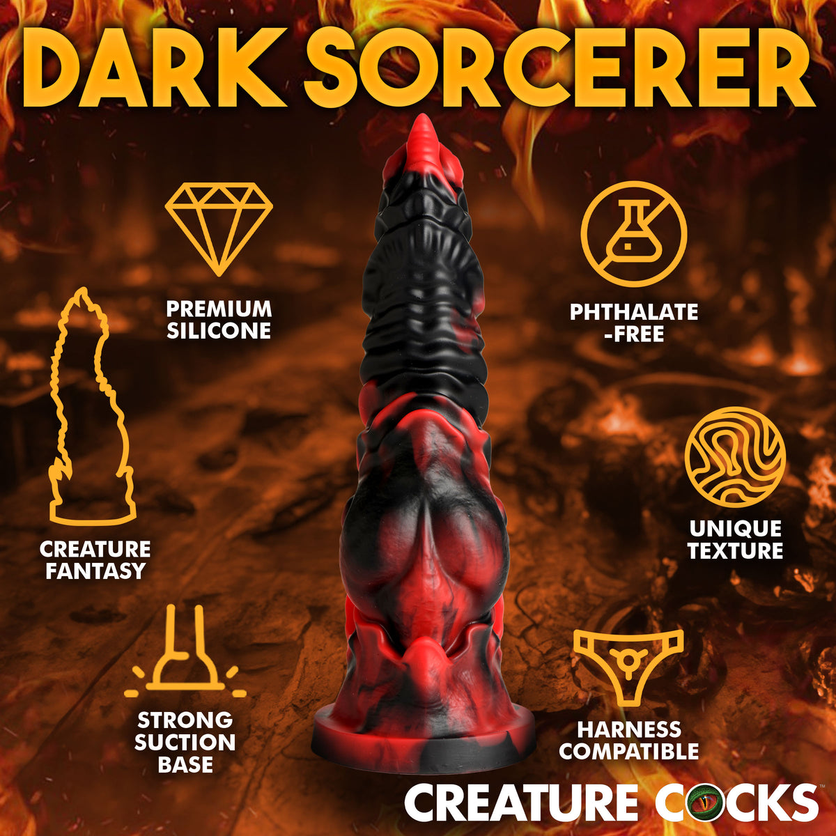Mephisto Silicone Dildo, Silicone (view 5)