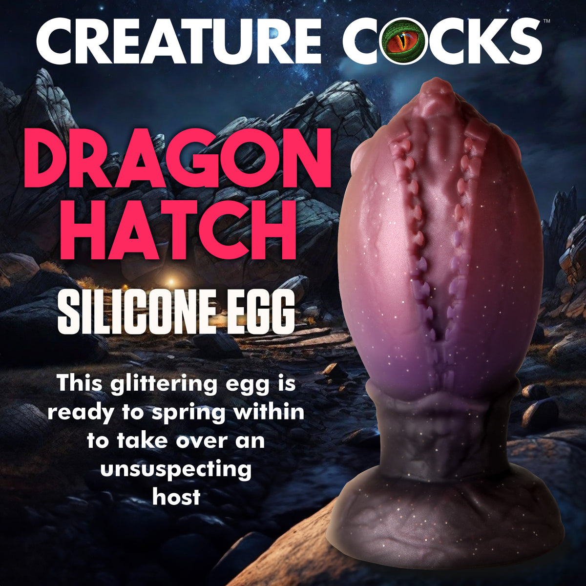 Dragon Hatch Silicone Egg - XL – bullet and egg vibrator, Silicone (view 2)