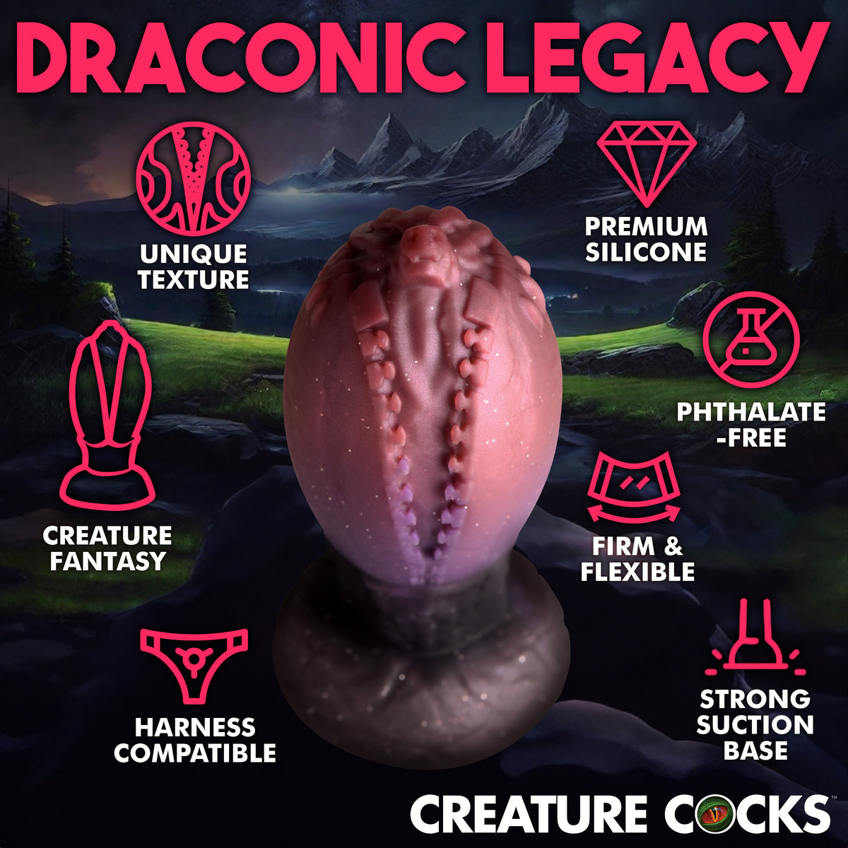 Dragon Hatch Silicone Egg - XL – bullet and egg vibrator, Silicone (view 5)