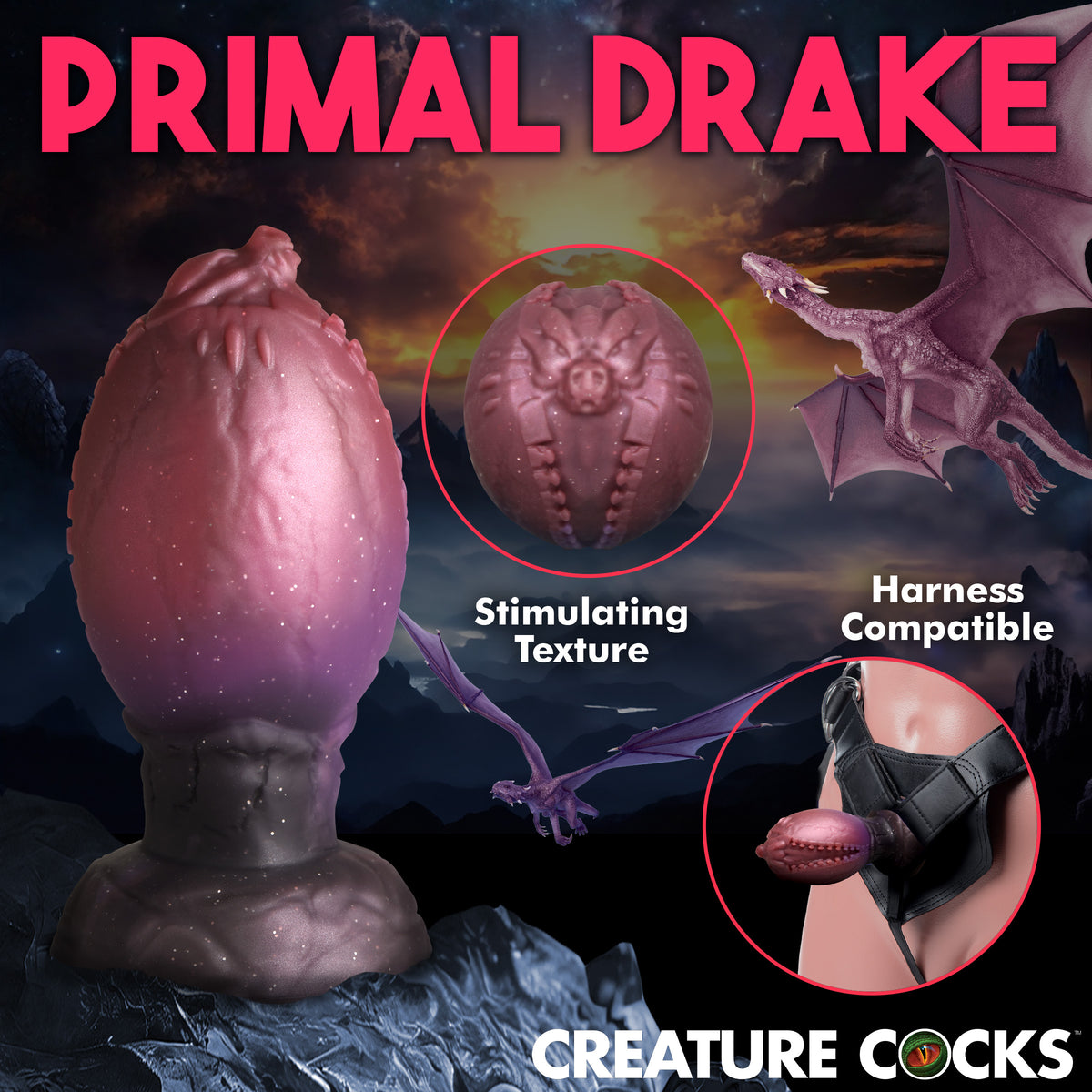Dragon Hatch Silicone Egg - XL – bullet and egg vibrator, Silicone (view 6)