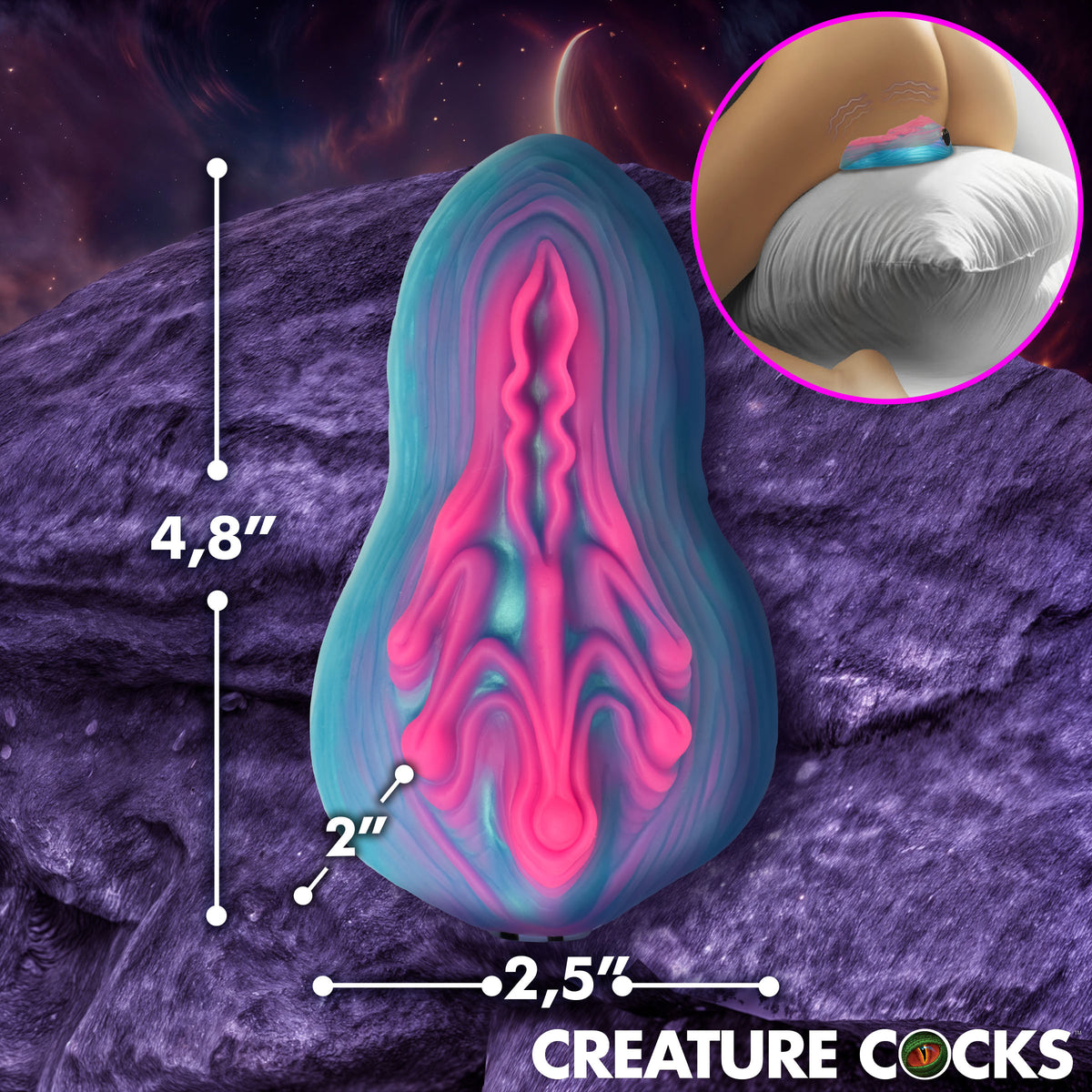 Vulvaron Vibrating Silicone Grinder – dildo, Silicone (view 4)