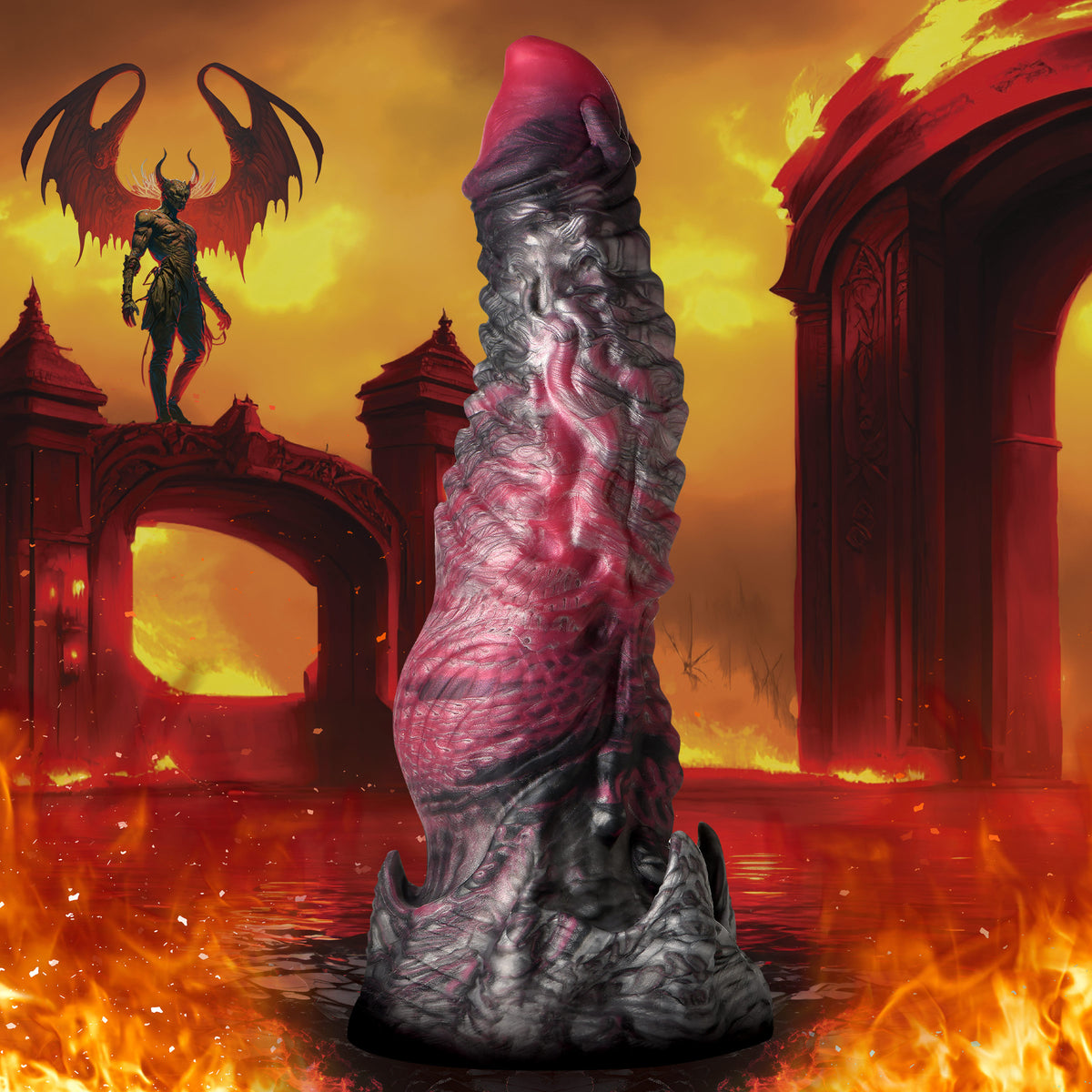 Hades Silicone Dildo - Large, Silicone