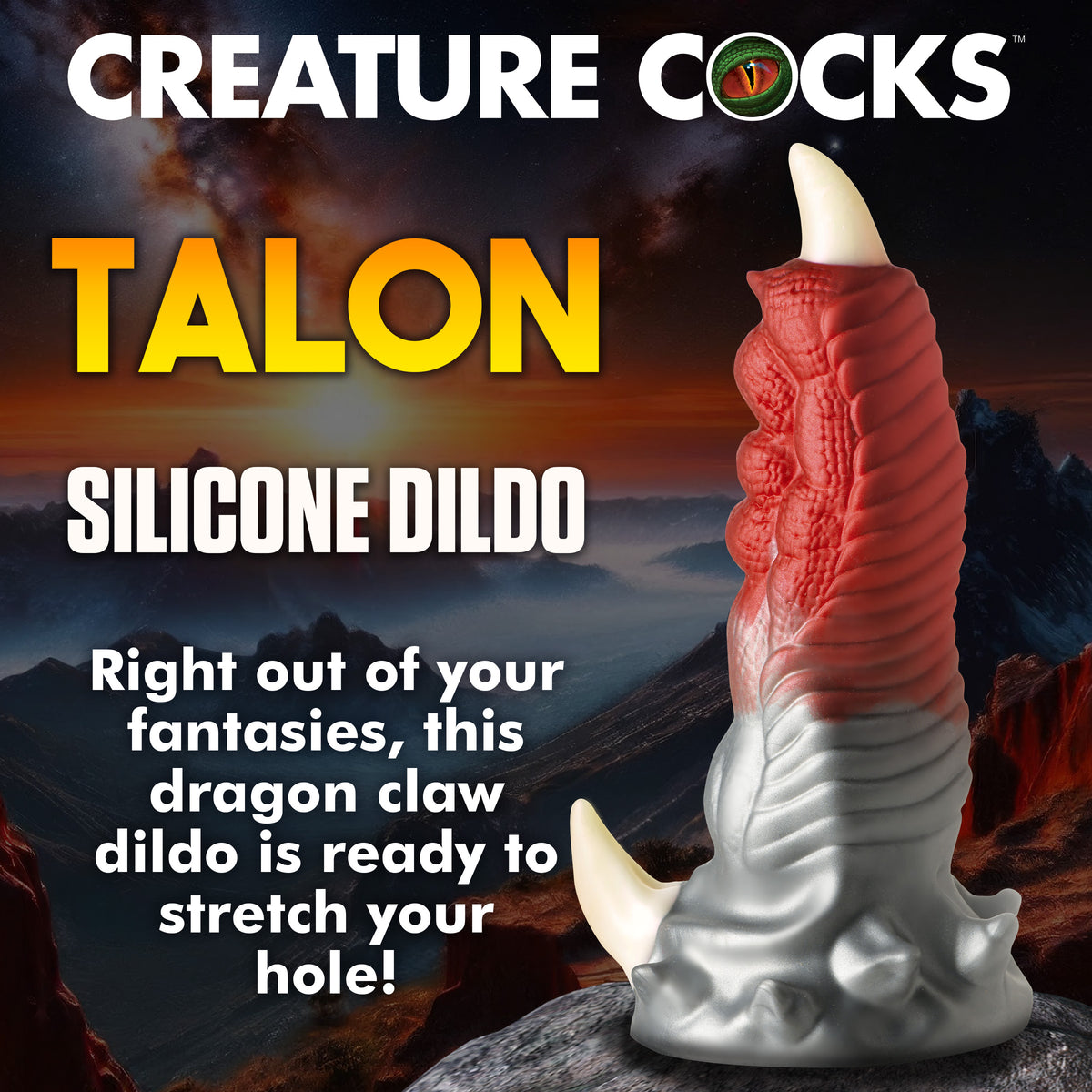 Talon Silicone Dildo, Silicone (view 2)