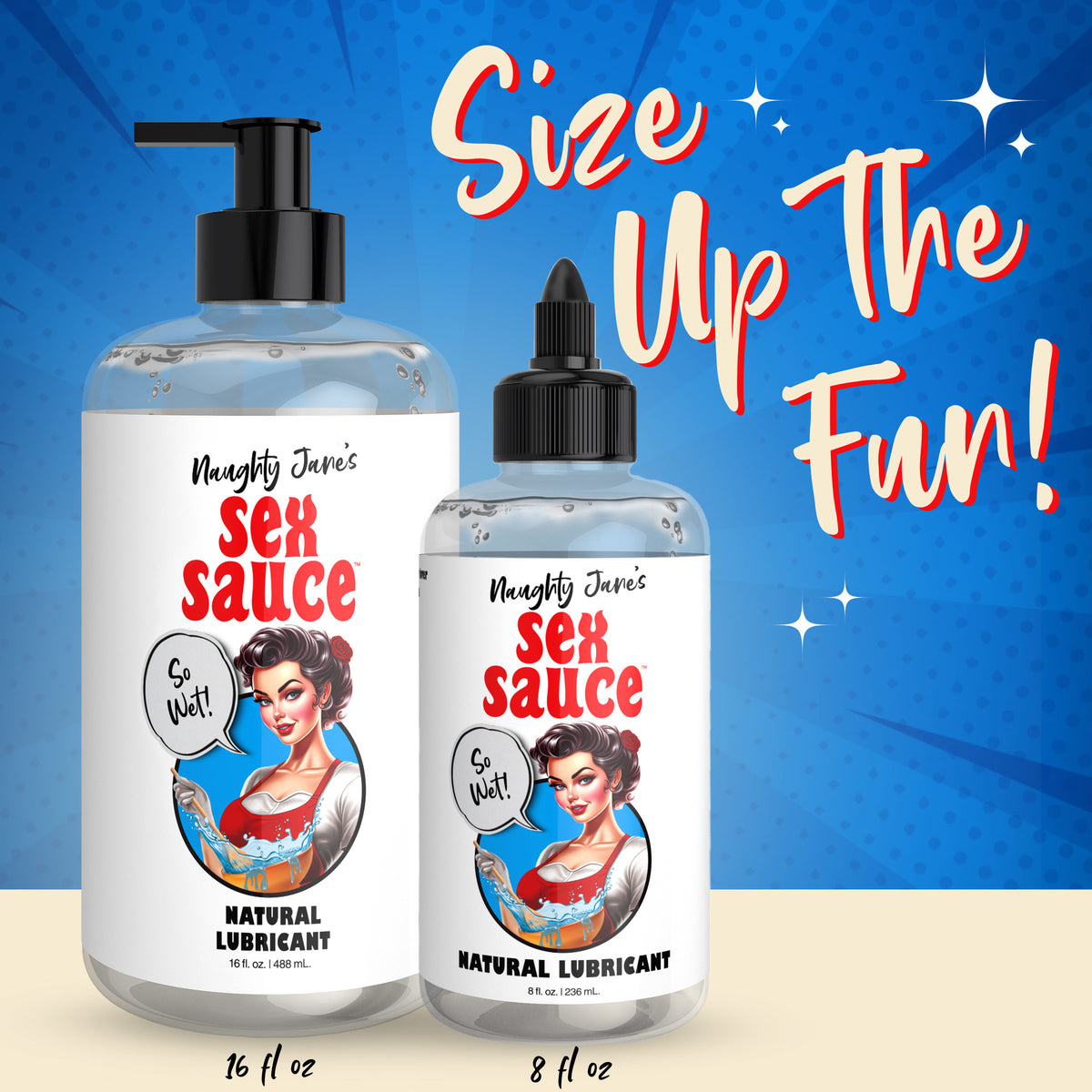 Naughty Jane's Sex Sauce Natural Lubricant - 16oz (view 6)