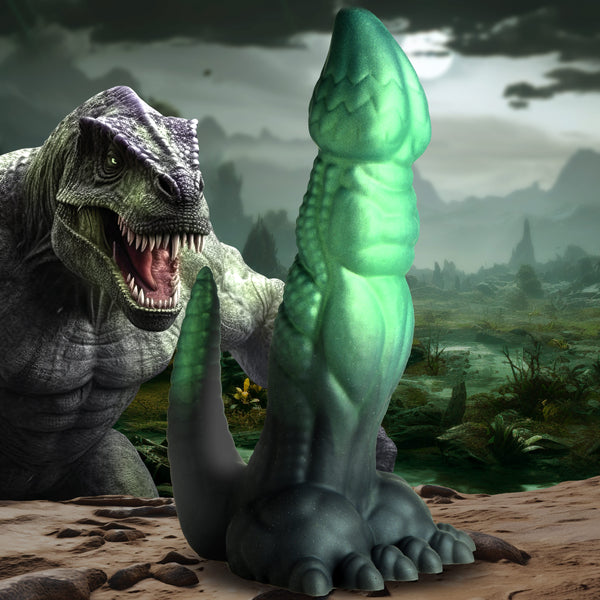 Dickosaur Dinosaur Silicone Dildo, Silicone