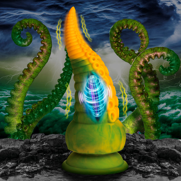 Monstropus 2.0 Vibrating Tentacle Silicone Dildo, Silicone