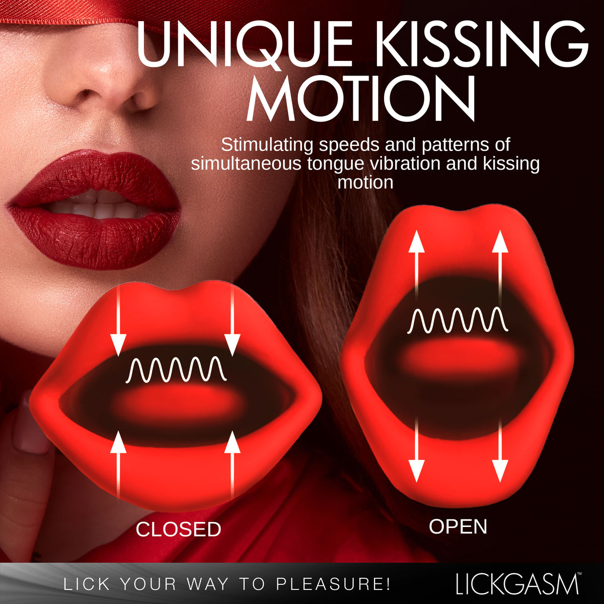 Deep Kiss Silicone Licking Rabbit Vibrator, Silicone (view 4)