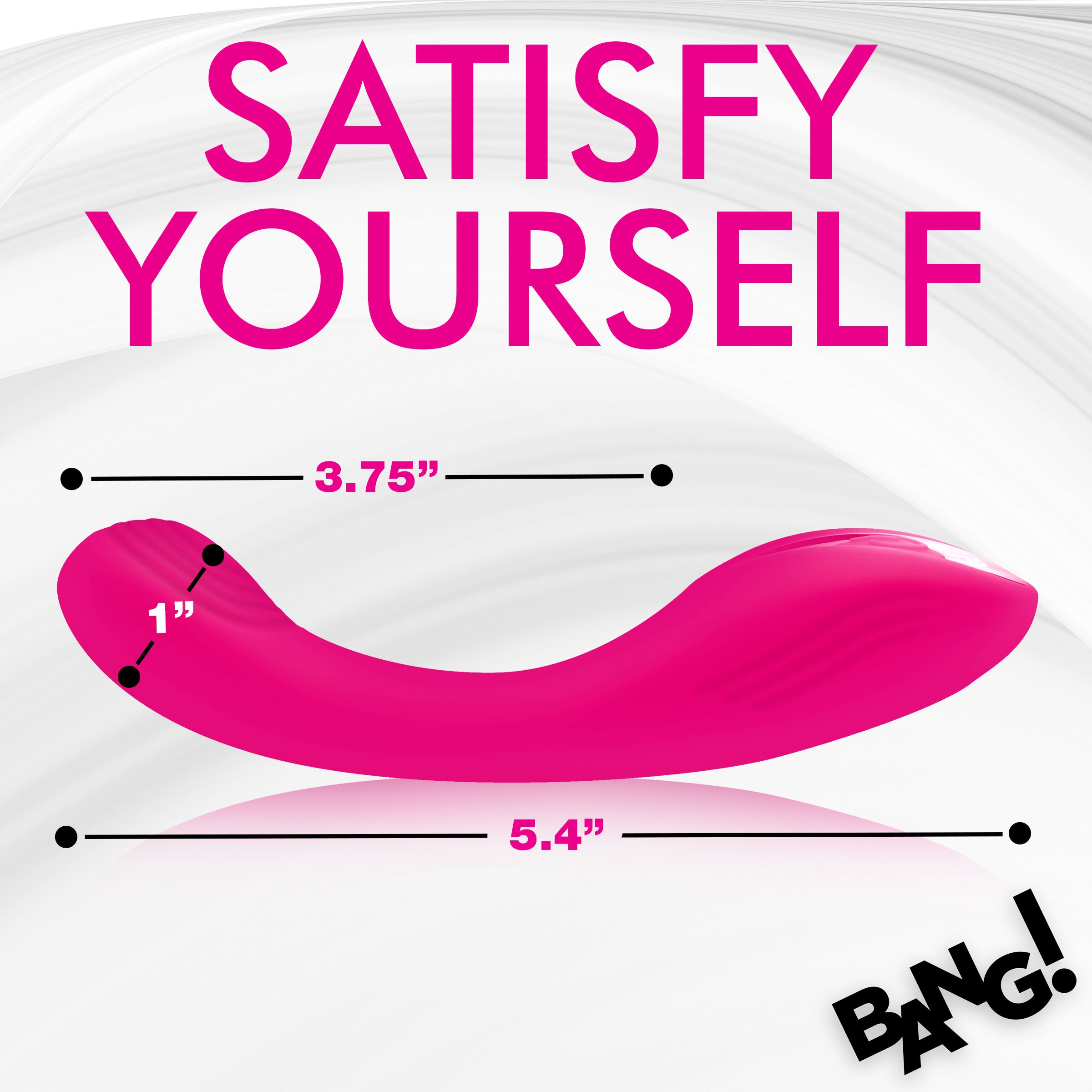 Silicone G-Spot Vibrator - Pink
