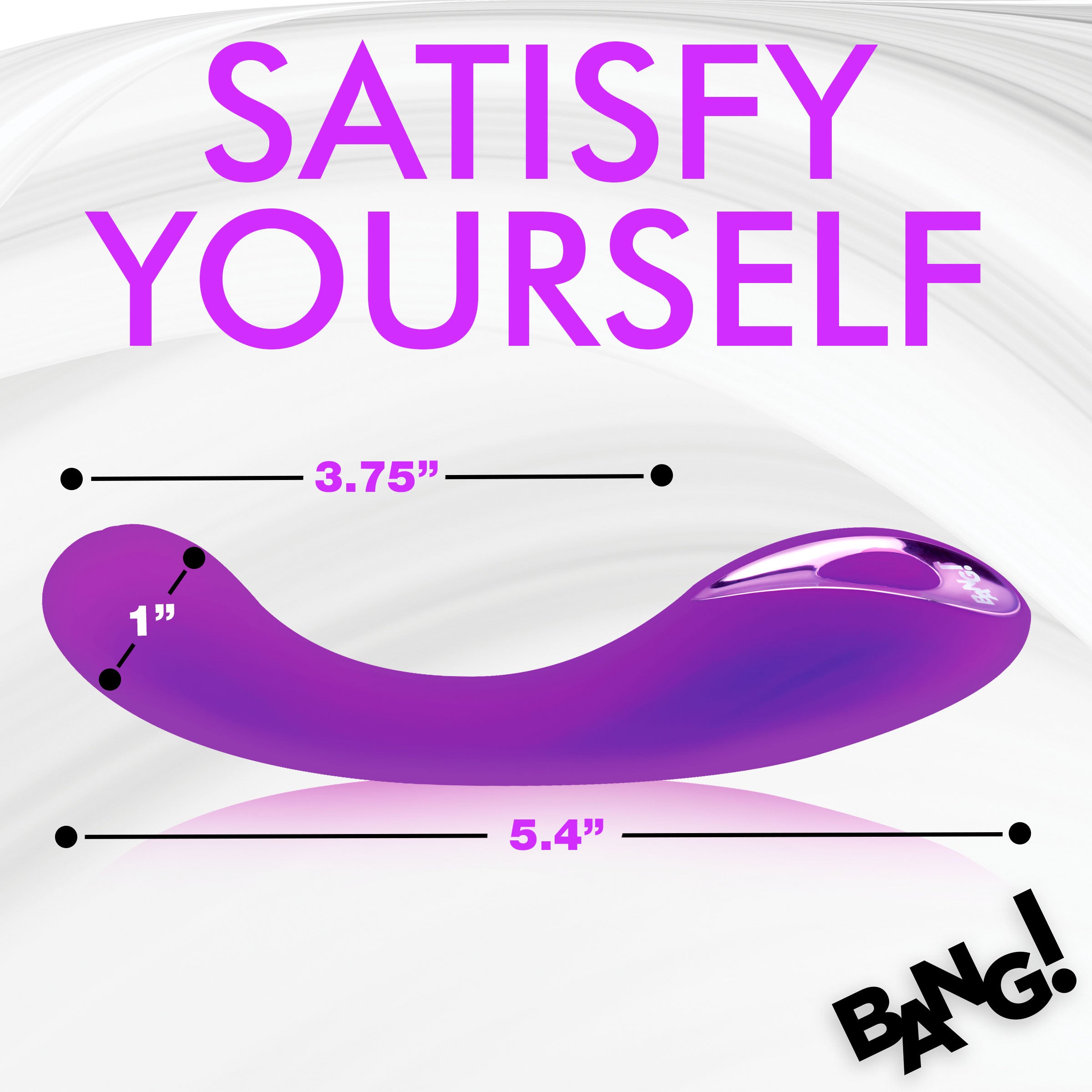 Silicone G-Spot Vibrator - Purple