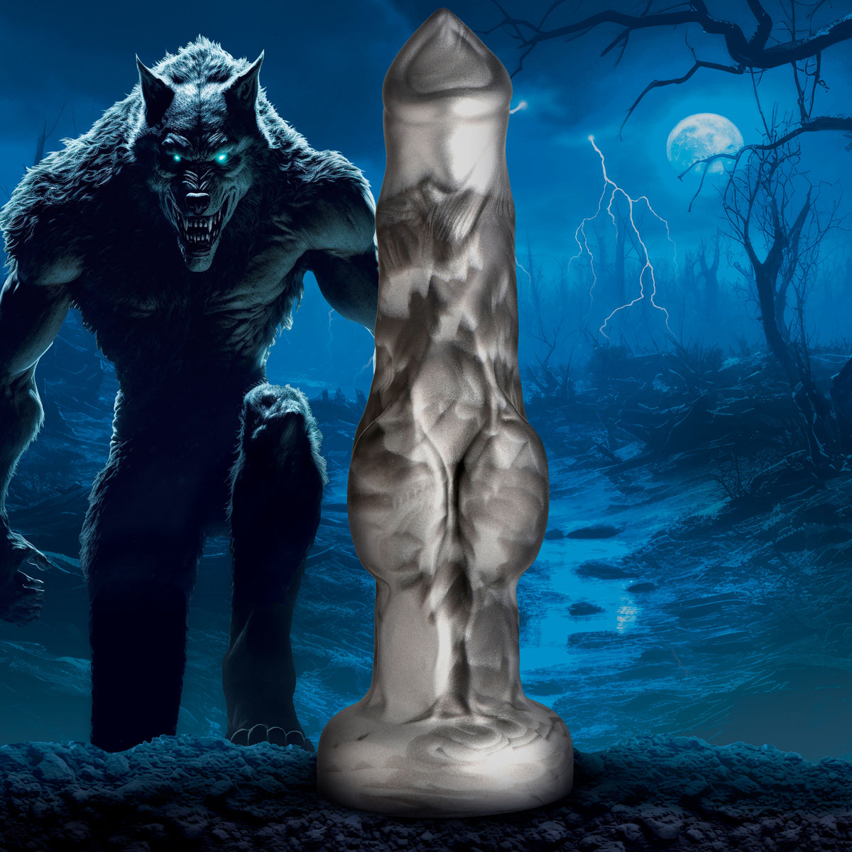 Night Prowler Silicone Dildo - Small, Silicone