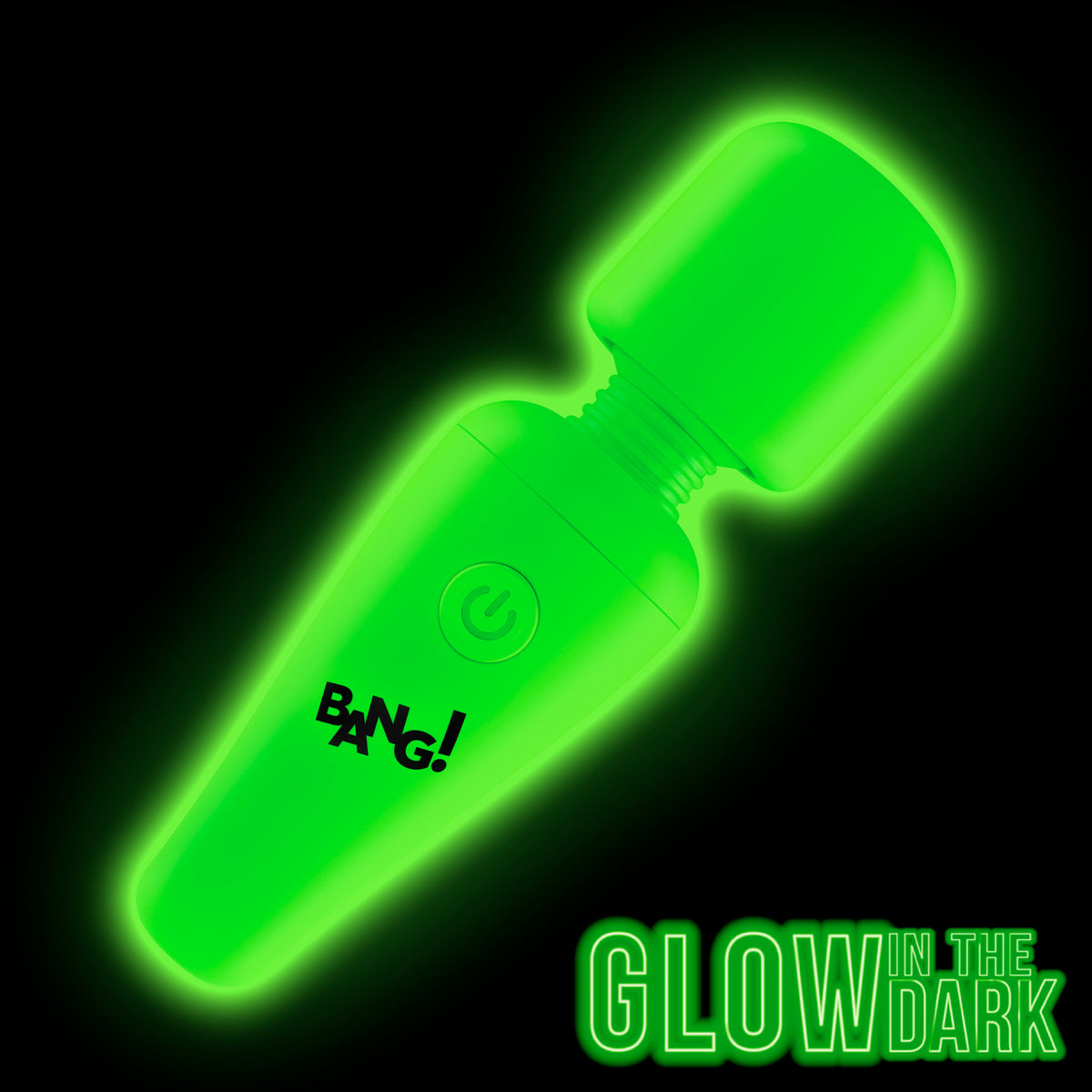Glow-in-the-Dark Silicone Wand – wand massager, Silicone