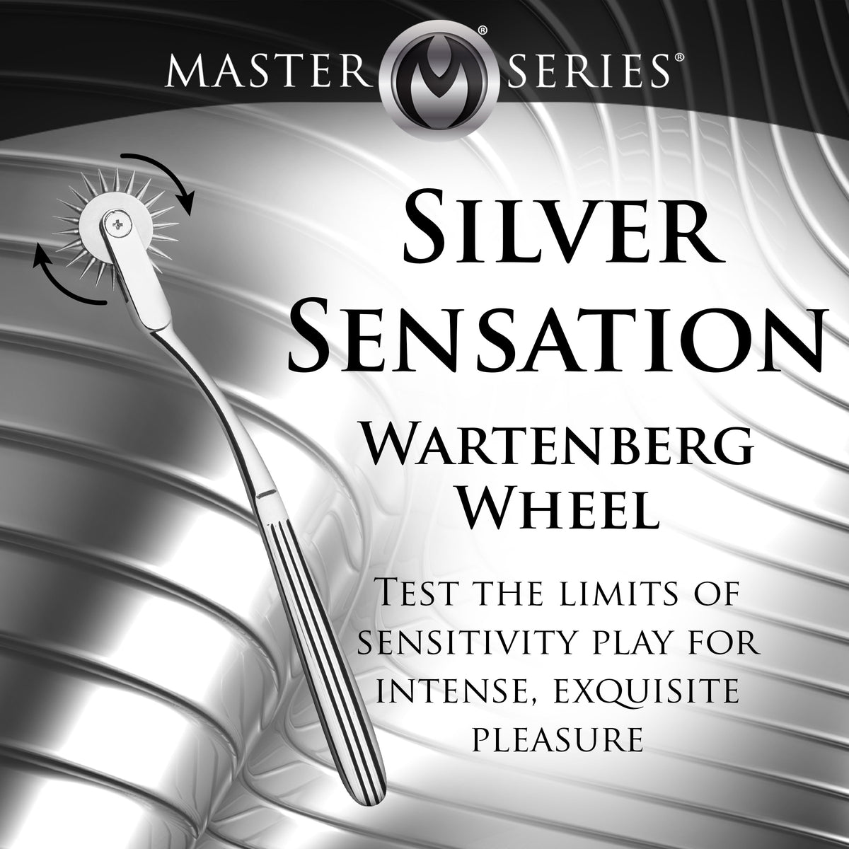 Silver Sensation Wartenberg Wheel, Metal (view 2)