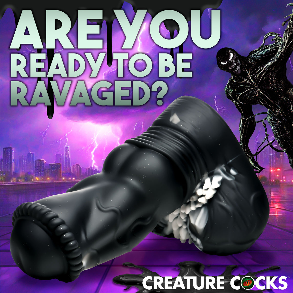 Venom Silicone Dildo, Silicone (view 3)