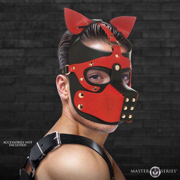 Hound Hood with Muzzle – hood and blindfold, Metal
