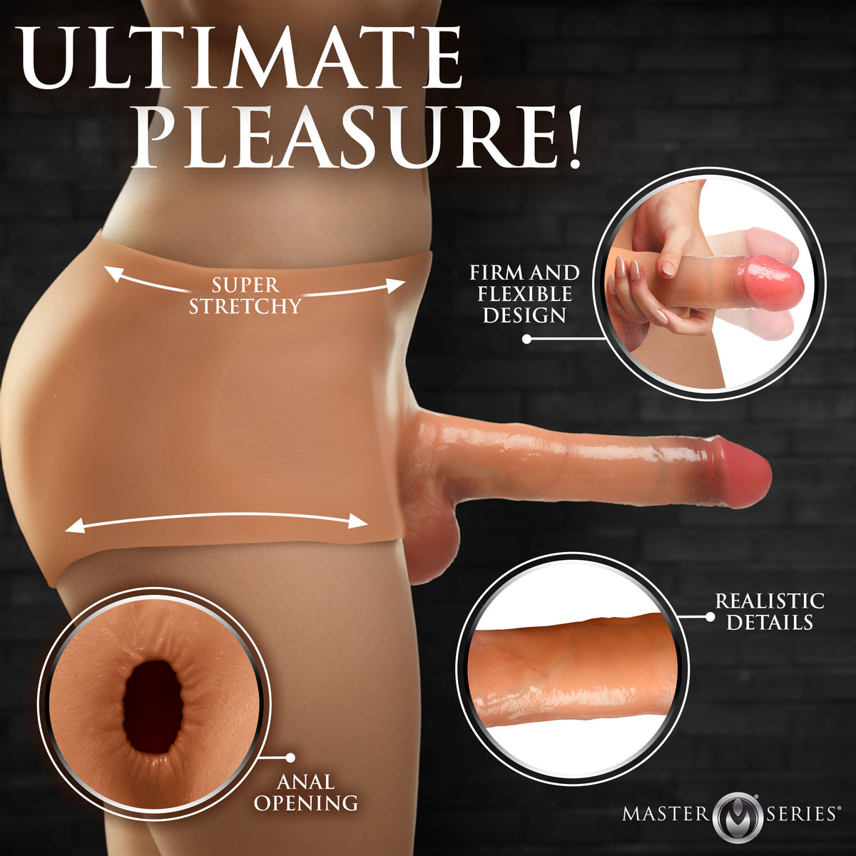 Ramming Briefs Thrusting and Vibrating Silicone Penis Panties – dildo (view 8)