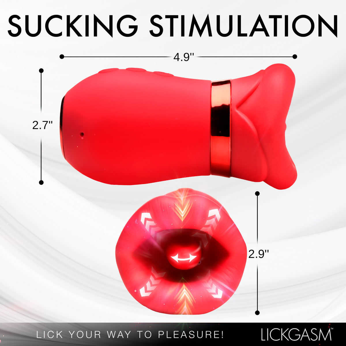 Kiss Me More Kissing, Sucking and Vibrating Clitoral Stimulator – clitoral suction toy, Silicone (view 4)