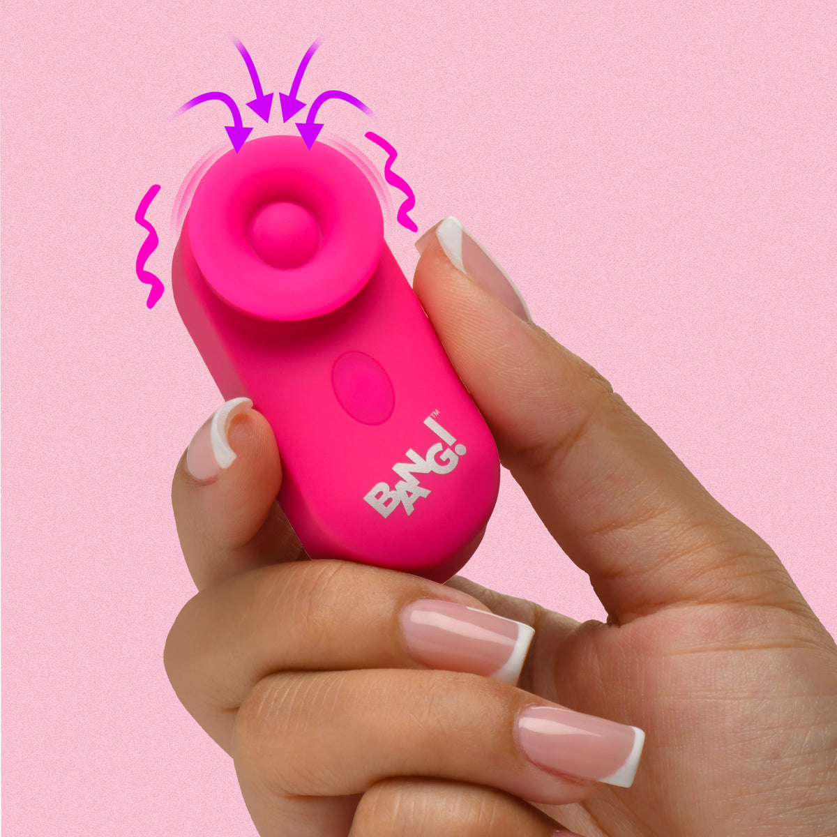Mini Clitoral Suction Vibrator - Pink