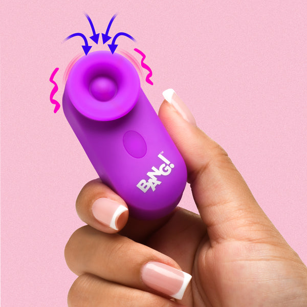 Mini Clitoral Suction Vibrators - Purple – clitoral suction toy, Silicone