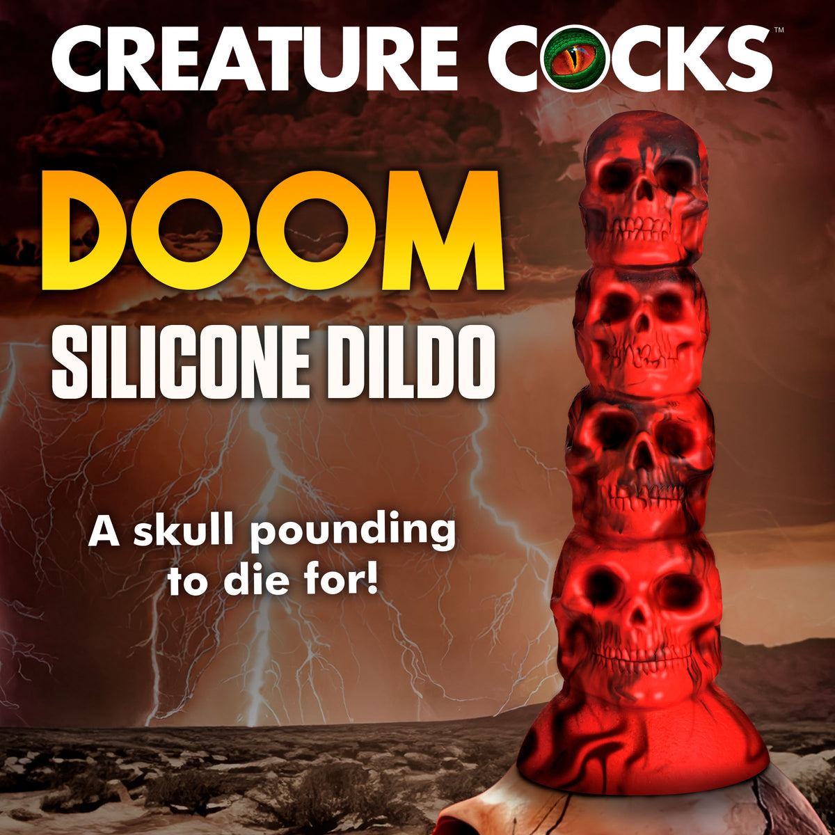 Doom Silicone Dildo, Silicone (view 2)