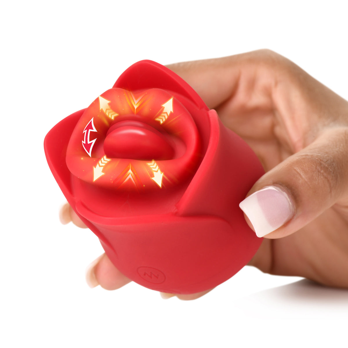 Sweet Kiss Kissing and Vibrating Clitoral Stimulator - Red – clitoral suction toy, Silicone