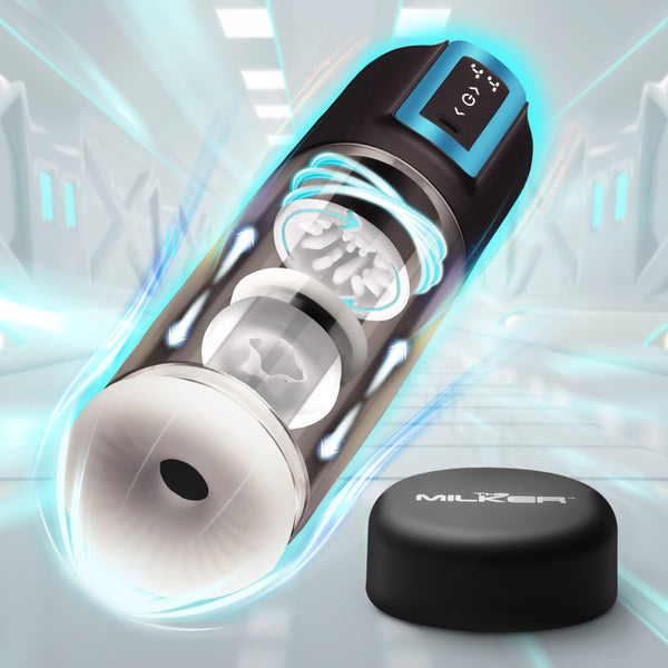 The Milker Roto-Stroke Thrusting and Rotating Masturbator, Silicone