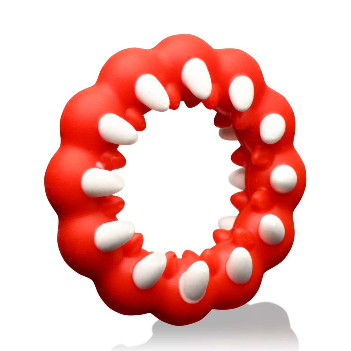 Fangs Silicone Cock Ring, Silicone (view 5)