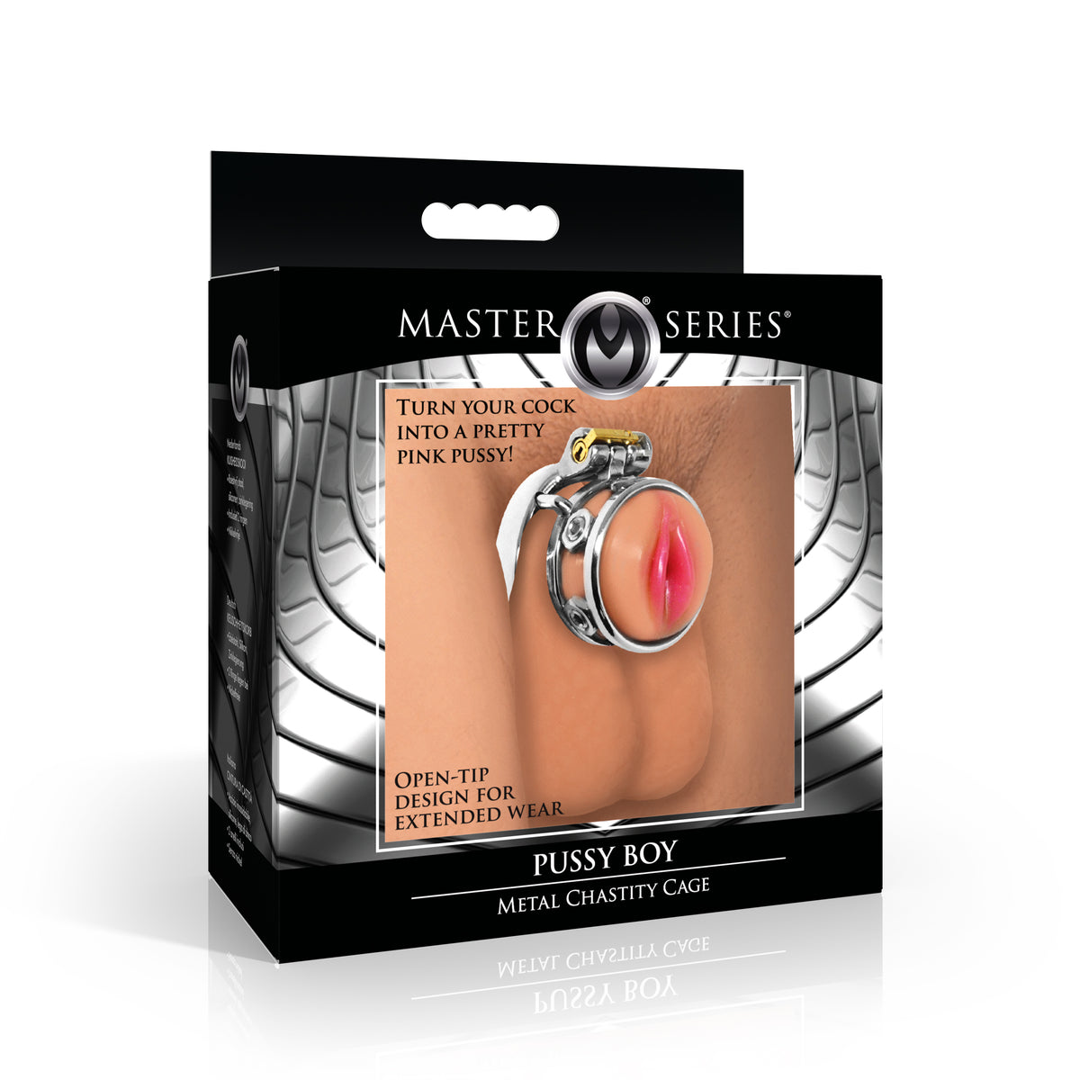 Pussy Boy Metal Chastity Cage – chastity device (view 6)