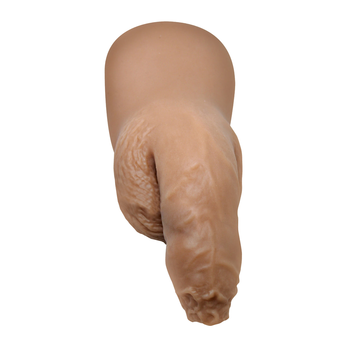 5.1" Uncut Silicone Packer Dildo - Medium, Silicone (view 5)