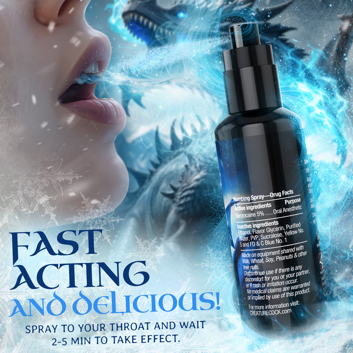 Deep Throat Spearmint Numbing Spray (view 5)
