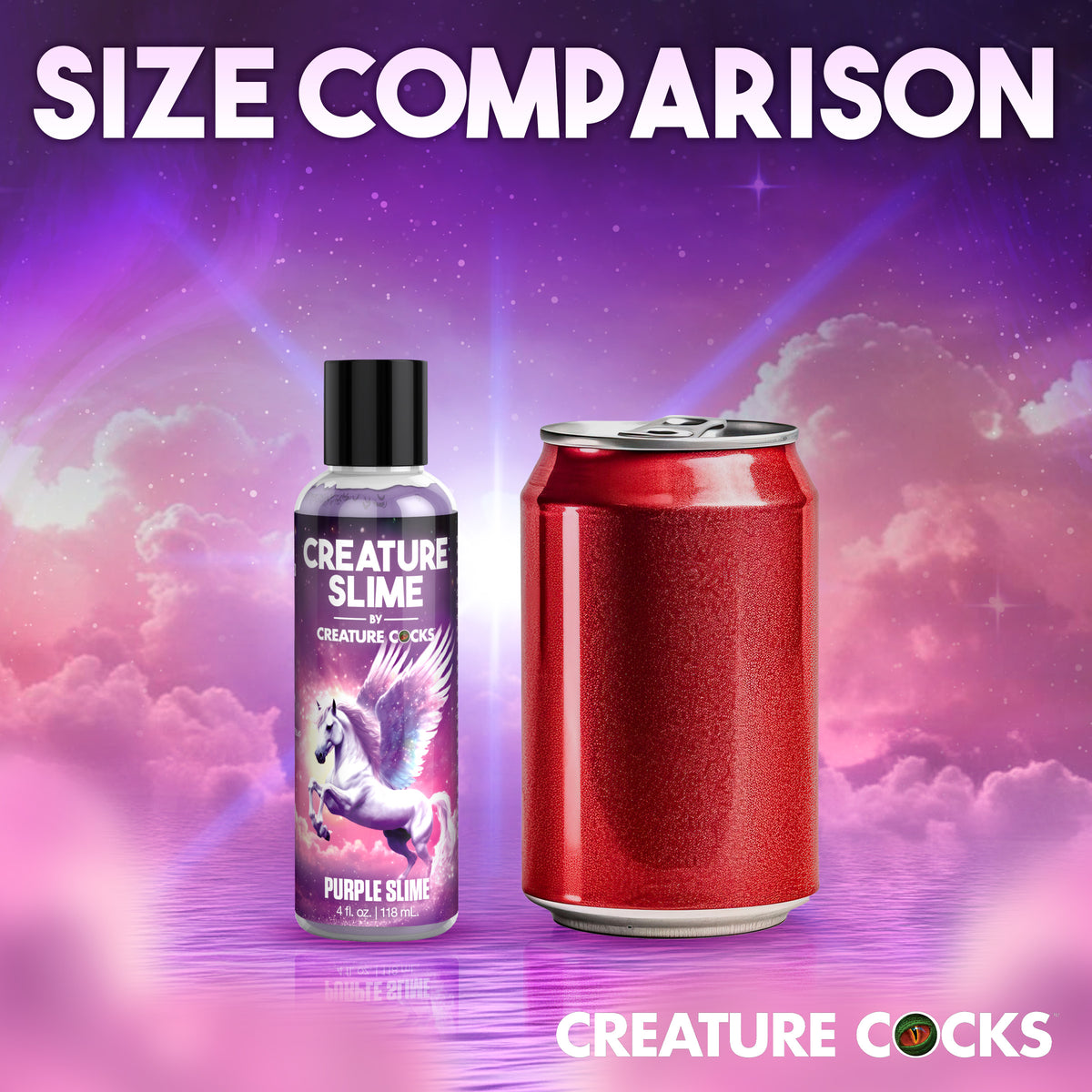 Purple Creature Slime Water-Based Lubricant - 4oz (view 6)