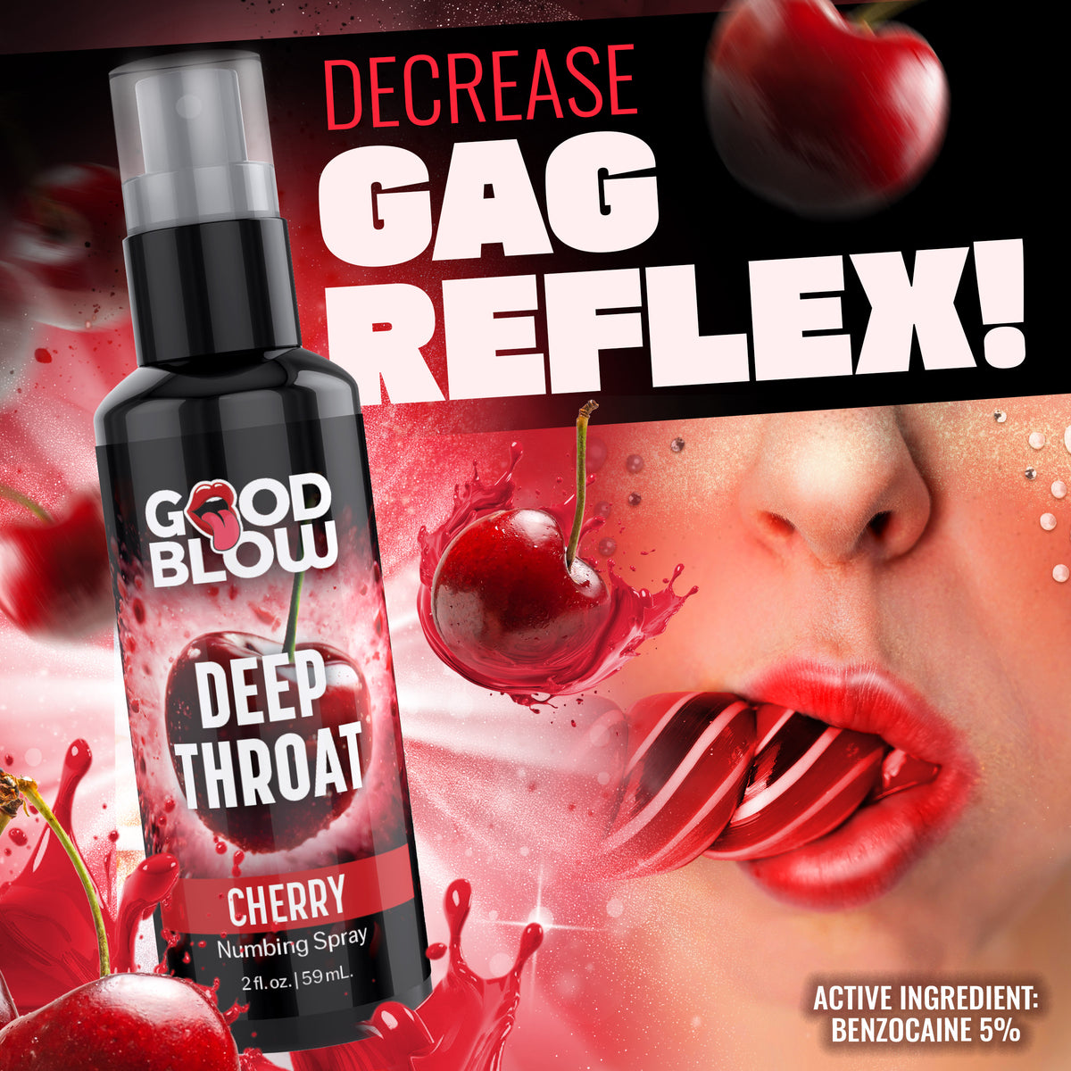 Deep Throat Cherry Numbing Spray (view 4)