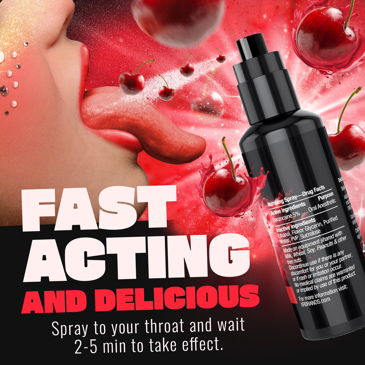 Deep Throat Cherry Numbing Spray (view 5)
