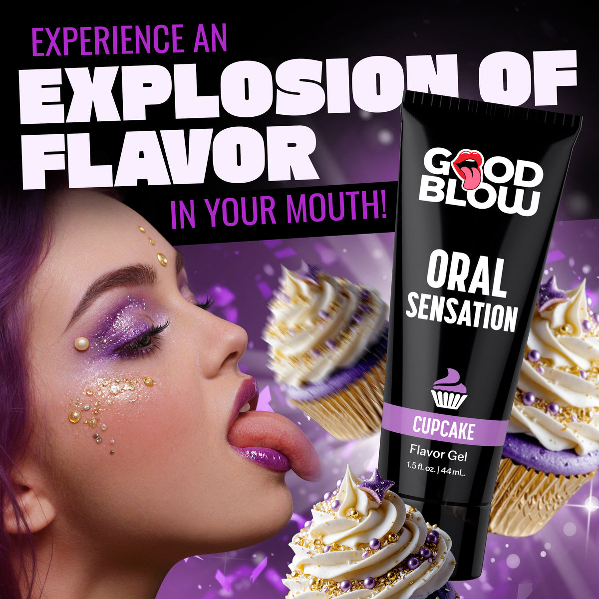 Oral Sensation Cupcake Flavor Gel – arousal gel and spray (view 2)